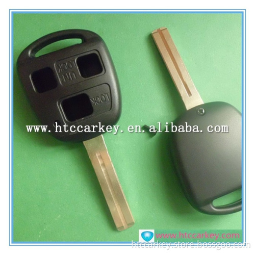 car remote key case trade assrance super quality for Lexus 3 button